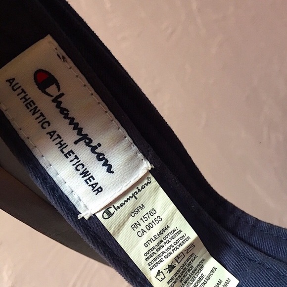 Champion Royal Blue Visor Hat OSFA Velcro Strap Mesh Bill Sports and Athletics - Picture 6 of 9